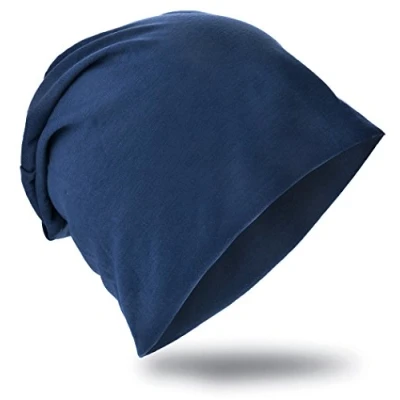 Abbildung von Beanie Unifarbe Dunkelblau, one size