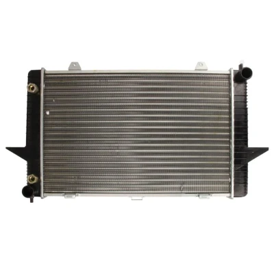Abbildung von THERMOTEC D7V005TT Kühler, Motorkühlung Aluminium 590 398 34 Automatikgetriebe Kühlrippen mechanisch gefügt VOLVO: V70 I