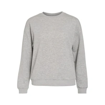 Abbildung von VILA Visandy NOOS Sweatshirt, Damen, Größe: XS, Light grey melange