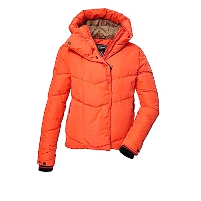 Abbildung von killtec Damen Skijacke/Steppjacke mit Schneefang KSW 59 WMN SKI QLTD JCKT, neon coral, 44, 39725 000