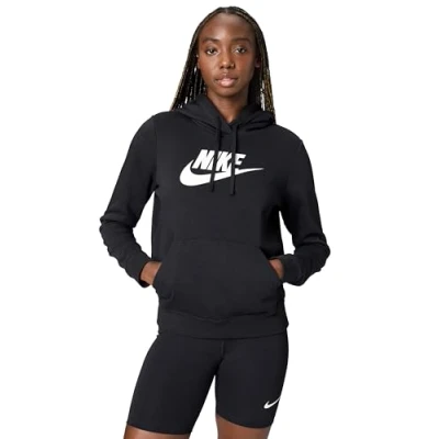 Abbildung von Nike Sportswear W NSW CLUB FLC GX PO HDY STD Kapuzenpullover, Damen, Größe: XL, Black