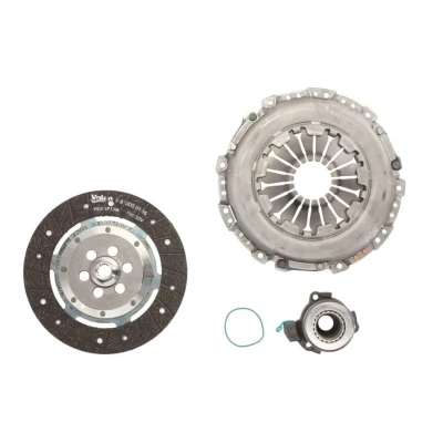 Abbildung von VALEO KIT3P (CSC) 834426 Kupplungssatz mit Kupplungsdruckplatte, Zentralausrücker Kupplungsscheibe, ohne Sensor 218 OPEL: Meriva A