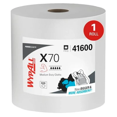 Abbildung von WypAll X70 Reinigungstücher 8348 Wischtücher Rolle mit 870 Tüchern, Putztücher