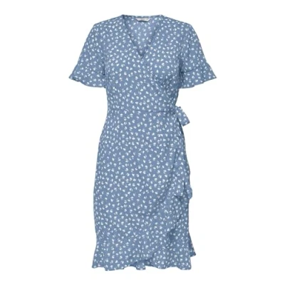 Abbildung von ONLY Onlolivia WRAP Dress Freizeitkleid, Damen, Größe: 38, Allure fiona