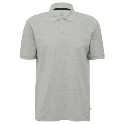 Abbildung von QS Herren 2165559 Polo Shirt, grau meliert, L