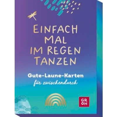 Abbildung von Einfach mal im Regen tanzen: Gute Laune Karten für zwischendurch Geschenk positive Gedanken und mehr Freude Alltag (Impulskarten)