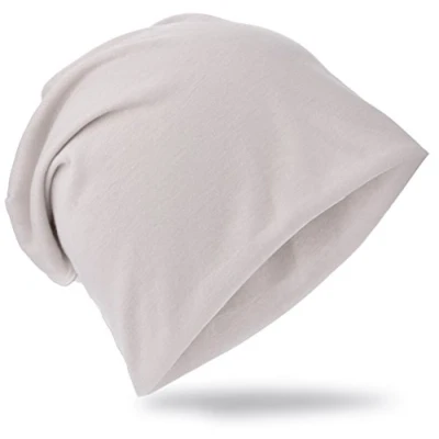 Abbildung von Miobo Slouch Beanie Mütze, Long, Unifarbe, Herren Damen Beige