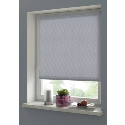 Abbildung von Gardinia 36363 Rollo Shaun zum Kleben und Klemmen, Tageslicht Rollo, Blickdicht lichtdurchlässig, Alle Montage Teile inklusive, Hellgrau, 45 x 160 cm