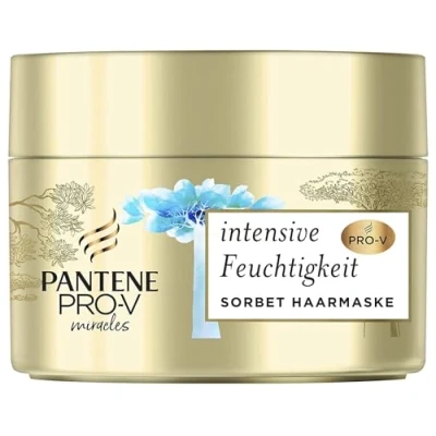 Abbildung von Pantene Pro V Miracles Sorbet Haarmaske für intensive Feuchtigkeit mit Biotin und Baobab Essenz, 1 x 160ml