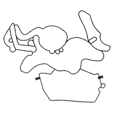 Abbildung von ELRING 122.472 Dichtung, Gehäusedeckel (Kurbelgehäuse) stirnseitig AUDI: A6 C7 Avant, A8 D4