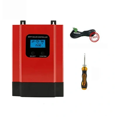 Abbildung von vFound 60A MPPT Solarladeregler 48V/36V/24V/12V Passgenauigkeit geflutet/versiegelt/Gel/Lithium LCD Hintergrundbeleuchtungs anzeige Solarregler max. 150V DC 3120W Eingang (60A)