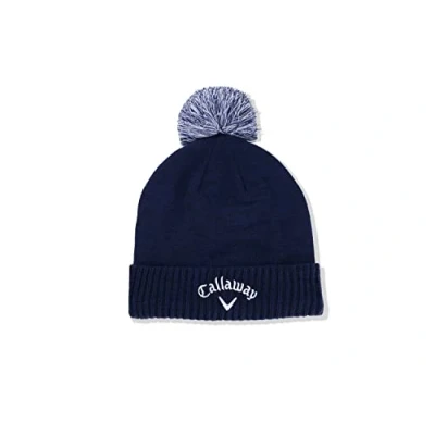Abbildung von Callaway Herren Mens Pom 23 Beanie Mütze, Navy, Einheitsgröße EU