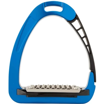 Abbildung von Acavallo Steigbügel Arena Alupro Blau/Schwarz 12cm