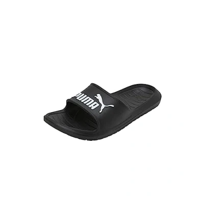 Abbildung von Puma Unisex Divecat v2 Dusch &amp; Badeschuhe, Black White, 40.5 EU