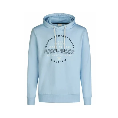 Abbildung von TOM Tailor Tthoodie Kapuzenpullover, Herren, Größe: Medium, Middle sky blue