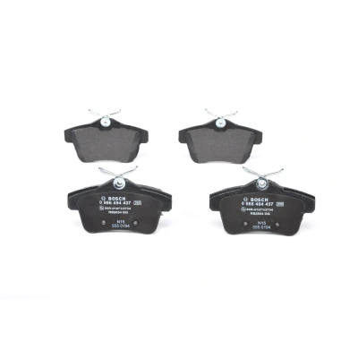 Abbildung von BOSCH 0 986 494 437 Bremsbelagsatz Low Metallic mit Anti Quietsch Blech, Montageanleitung PEUGEOT: 5008 I, 508 I SW, 3008