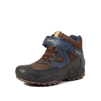 Abbildung von Geox NEW Savage ABX Stiefelette für Kinder, Größe: 24, Brown/navy Schuhe