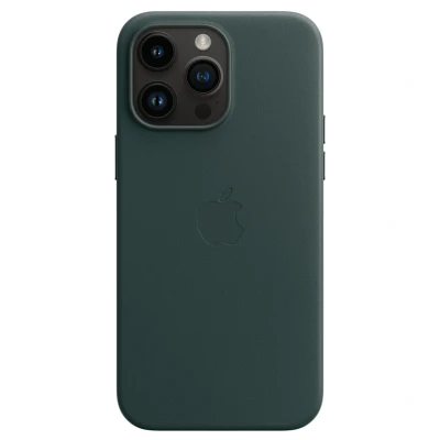 Abbildung von Apple Magsafe Leder Back Cover Grün iPhone 14 Pro Max