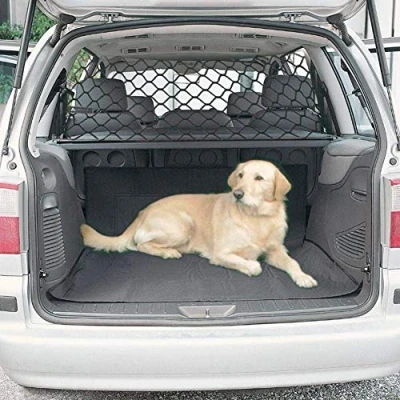 Abbildung von XuBa Praktisches Trennnetz für den Kofferraum von Haustieren, Zaun, Sicherheitsbarriere Hundenetz Auto Schutz Barriere Haustier 120 x 70 cm