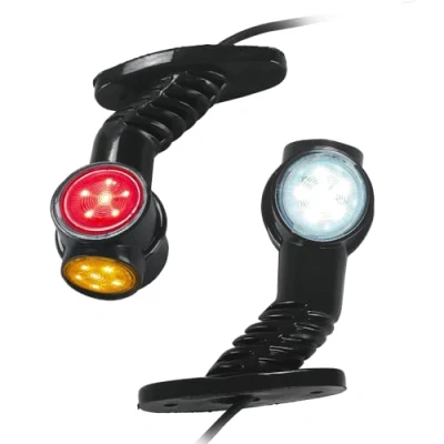 Abbildung von NEWFUN Begrenzungsleuchten Anhänger,Begrenzungsleuchten,Positionsleuchte Anhänger,12 24V LED Seitenmarkierungsleuchten, Seitenleuchten, Positionsleuchten für LKW Anhänger, GM Truck Bend Seitenblinker