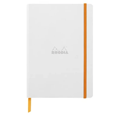 Abbildung von Rhodia 117386C Notizbuch Rhodiarama mit Softcover, DIN A5, 80 Blatt elfenbein 90 g liniert, 1 Stück, Weiß