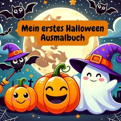 Abbildung von Mein erstes Halloween Ausmalbuch: 39 spannende und kinderfreundliche Motive zum Ausmalen Geister, Kürbisse, Hexen mehr! Perfekt für kleine Künstler ab 2 Jahren.