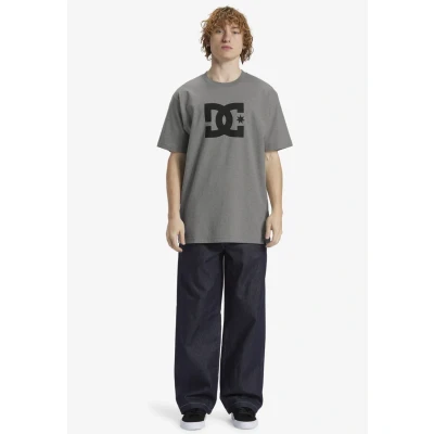 Abbildung von DC Shoes STAR HSS Tshirt print, Größe: Small, Heather grey