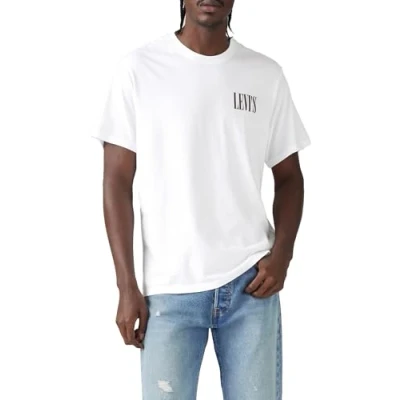 Abbildung von Levi&#039;s Ss Relaxed Fit Tee Ssnl Serif Logo Brigh