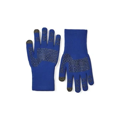 Abbildung von SealSkinz Anmer Allwetter Ultra Grip Unterziehhandschuh, Strick, wasserdicht, königsblau, Größe S