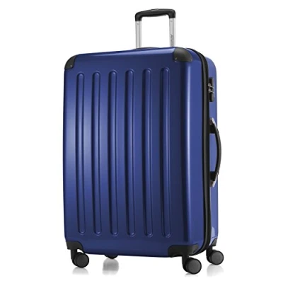 Abbildung von Hauptstadtkoffer Alex 4 Doppel Rollen Großer Hartschalen Reisekoffer, 75 cm, 119 L, Dunkelblau