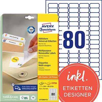 Abbildung von Laser Label 35,6x16,9mm