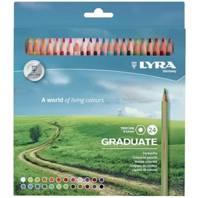 Abbildung von LYRA Graduate, Buntstifte, Mehrfarbig, 24 Stück (1er Pack)