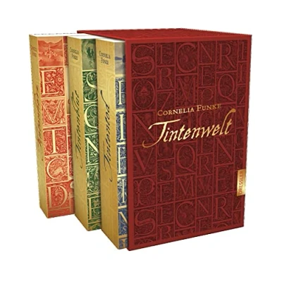 Abbildung von Tintenwelt Schuber: Die ersten drei Bände im Taschenbuch Schuber, enthält &quot;Tintenherz&quot;, &quot;Tintenblut&quot; und &quot;Tintentod&quot;