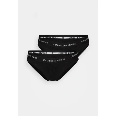 Abbildung von Copenhagen Studios 2 PACK Slip, Damen, Größe: XS, Black