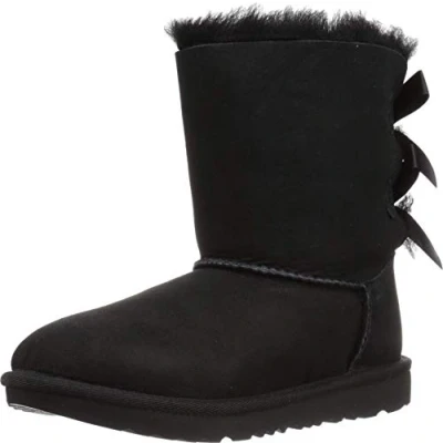 Abbildung von UGG Unisex Kinder Bailey Bow Ii Classic Boot, Schwarz, 30 EU