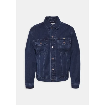 Abbildung von Wrangler Authentic Jacket Jeansjacke, Herren, Größe: 4XL, Coalblue stone