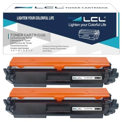 Abbildung von LCL Kompatibel Toner 30A 30X CF230A CF230X CRG220 High Yield (2Schwarz) Kompatible für HP Laser Jet Pro M203D M203DN M203DW MFP M227SDN M227D M227FDN M227FDW M203 M227