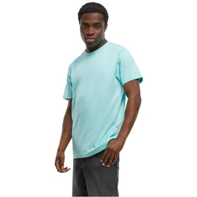 Abbildung von Build Your Brand Men&#039;s Herren Round Neck, 100% Baumwolle, berylblue, XL T Shirt