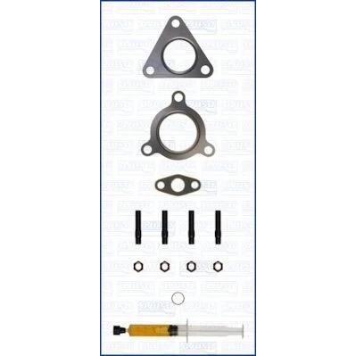 Abbildung von AJUSA JTC11247 Montagesatz, Lader with studs, syringe oil mit Dichtungen Montageanleitung AUDI: A2