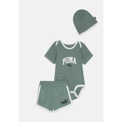 Abbildung von Puma Minicats Newborn Unisex SET kurze Sporthose für Kinder, Größe: 56, Green moon