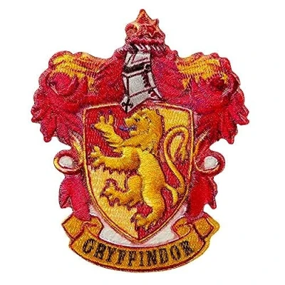 Abbildung von Mono Quick Harry Potter Hogwarts Applikationen, Bügelbild Aufkleber Patch, Gryffindor Slytherin Hufflepuff Ravenclaw (18068 Gryffindor)