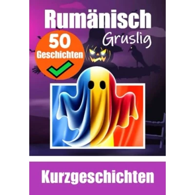 Abbildung von 50 kurze Gruselgeschichten auf Rumänisch: Eine zweisprachige Reise Deutsch und Gespenstergeschichten Rumänisch Lernen ... (Bücher zum Rumänischlernen, Band 1)