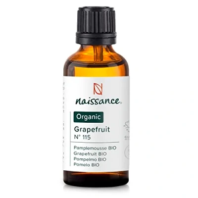 Abbildung von Naissance Grapefruit Ätherisches Öl BIO (Nr. 115) 50ml 100% Naturreines Grapefruitöl für Naturkosmetik, Massage, Aromatherapie, Duftlampe Duftöl Aroma Diffuser