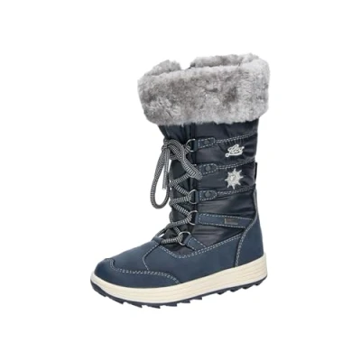 Abbildung von Lico Mädchen Nellie Winterstiefel, Marine Grau, 35 EU