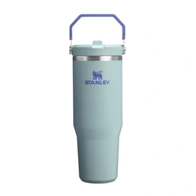 Abbildung von Stanley Flip Straw Tumbler 1.0 Trinkflasche Mit Strohhalm 0.89L Thermosflasche Hält 12+ Stunden Kalt Spülmaschinenfest Sportflasche Wasserflasche BPA Frei Blue Cactus