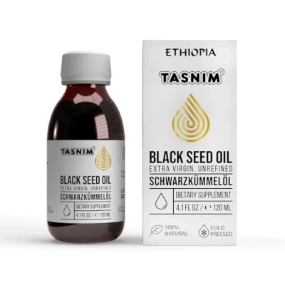 Abbildung von Schwarzkümmelöl 120ml Kaltgepresst, Ungefiltert, Äthiopische Nigella Sativa Samen, Naturrein