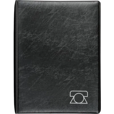 Abbildung von BRUNNEN 106434090 Telefonringbuch/ mappe (A5, 18 x 23,5 cm, 26 teilig) schwarz