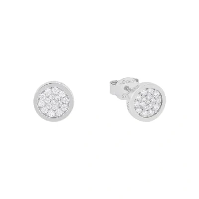 Abbildung von s.Oliver Ohrstecker 925 Sterling Silber Damen Ohrschmuck, mit Zirkonia synth., 0,8 cm, Silber, Kommt in Schmuck Geschenk Box, 9079155