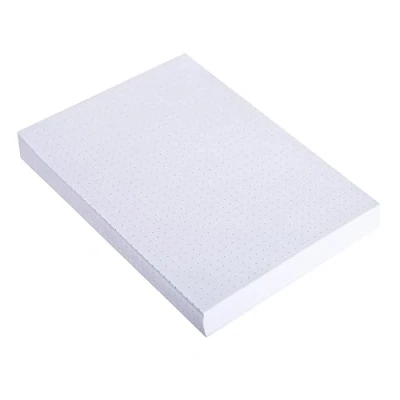 Abbildung von Exacompta 10709E 100er Pack Karteikarten gepunkted DIN A6 ideal für die Schule, zum Lernen von Vokabeln Flashcards Memo Lernkarten Lernkartei 148 x 105 mm weiß