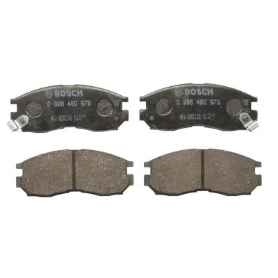 Abbildung von BOSCH 0 986 460 979 Bremsbelagsatz Low Metallic mit akustischer Verschleißwarnung MITSUBISHI: Lancer 5 Limousine, GALANT 6, ECLIPSE 1